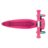 GLOBBER skrejritenis Go Up Active Lights, neona rozā, 744-110 