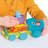 TOMY automašīnu komplekts ar dinozauru Chase & Roll Raptors, E73251 E73251