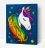 SPLAT PLANET clay painting Unicorn, SP46871 