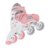 GLOBBER skrituļslidas Learning Skates 2 in 1, izmērs 30–33, pasteļrozā, 783-210 