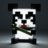 PALADOME MINECRAFT pandas lampa, PP12710MCF 