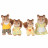 SYLVANIAN FAMILIES Valriekstu vāveru ģimene, 3136/4172 