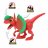 DINOS UNLEASHED dinozaurs Dilophosaurus - saliekties un iekost, 31126 31126