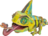MAKEBUG 3D papīra puzle Chameleon, MB-D-0050 