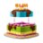 40815 LEGO® Dzimšanas dienas ballītes torte 
