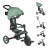 GLOBBER skrejritenis Explorer Trike 4in1, zaļš, 732-104 