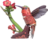 MAKEBUG 3D papīra puzle Hummingbird, MB-D-0058 