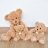 DOUDOU ET COMPAGNIE Vintage mīksts lācis 27cm, HO2873 