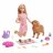 BARBIE Lelle Barbija ar kucēniem, HCK75 HCK75
