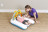 BESTWAY Pārtinamais matracītis 81 x 63 x 46cm, 52241 52241