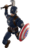 Blokees transformator  Marvel Heros - Champion Class Captain America, 81115 
