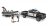 BRUDER RAM 2500 Police Pickup ar L+S moduli, piekabi un laivu, 02507 02507