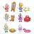 PEPA PIG figūru komplekts, dažādi, F21795L0 F21795L0