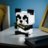 PALADOME MINECRAFT pandas lampa, PP12710MCF 