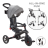 GLOBBER skrejritenis Explorer Trike 4in1, melni pelēks, 732-120 