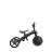 GLOBBER skrejritenis Explorer Trike 4in1, melni pelēks, 732-120 