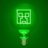 PALADOME MINECRAFT Creeper LED neona lampa, PP14116MCF 