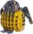 MAKEBUG 3D papīra puzle Yellow-bellied Tit, MB-D-0003 