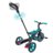 GLOBBER trīsritenis Trike Explorer 4in1, zils, 632-105 632-105