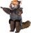 MAKEBUG 3D papīra puzle Red Panda, MB-B-0013 
