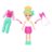 POLLY POCKET atslēgu piekariņa izgatavošanas komplekts, JKR51 