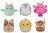 JAZWARES SQUISHMALLOWS plīša rotaļlieta SQUAD A 19cm, assort., SQCR04065 