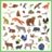 DJECO uzlīmju komplekts Fauna (160 gab.), DJ09285 