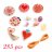 DJECO radošais komplekts - krelles, hearts, DJ09855 DJ09855