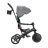 GLOBBER skrejritenis Explorer Trike 4in1, melni pelēks, 732-120 